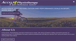 Desktop Screenshot of accelphysio.ca