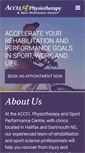 Mobile Screenshot of accelphysio.ca